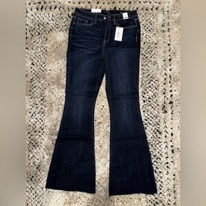 Judy Blue Deep Indigo High-Rise Flare Jeans